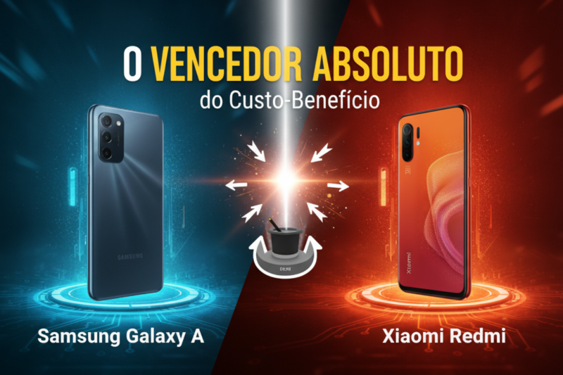 Decisão crucial 2026! Samsung Galaxy A vs. Xiaomi Redmi: Revelamos o VENCEDOR ABSOLUTO do custo-benefício que você PRECISA ter!