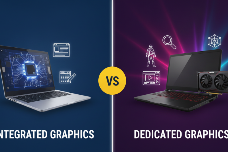 A importância da placa de vídeo integrada vs. dedicada em notebooks para diferentes usos.