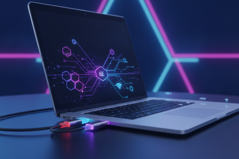 Portas e Conexões: O Guia DEFINITIVO! Desvende USB-C, HDMI, Thunderbolt e Wi-Fi 6E para um Notebook Perfeito e Veloz AGORA!