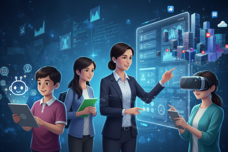 Inteligência Artificial na Educação: Personalização do Ensino e Ferramentas para Alunos e Professores.